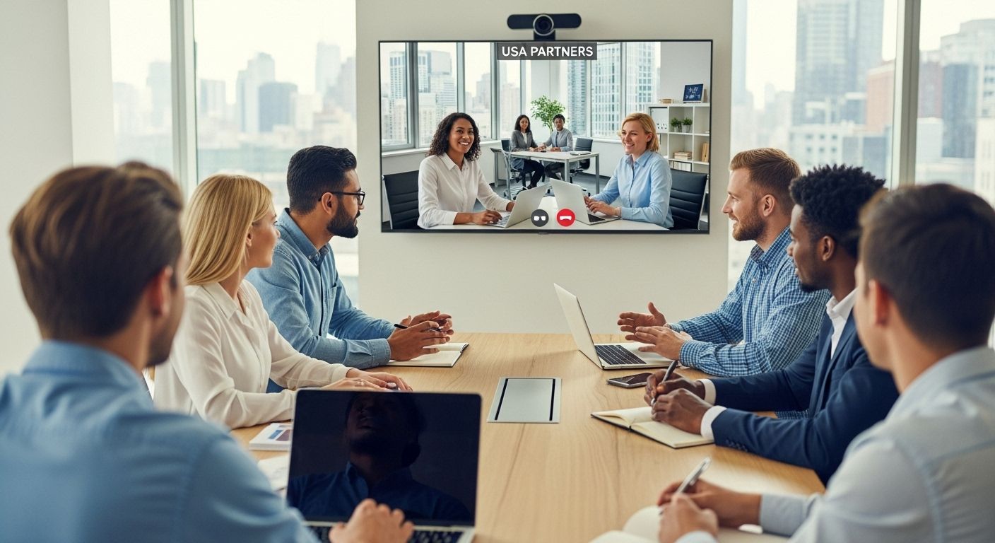 Equipo de Negocio Visible colaborando